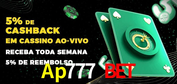 Promoções do cassino ao Vivo Ap777 Bet